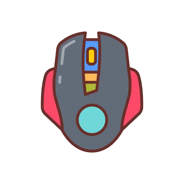Esports Mouse Ícone Vetor Logotipo —  Vetores de Stock
