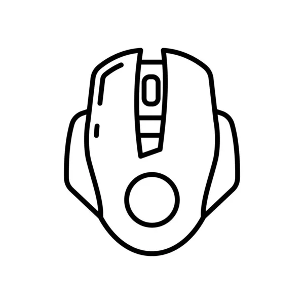 Иконка Мыши Векторе Логотип — стоковый вектор