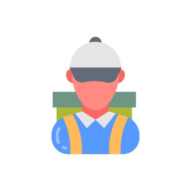 Teslimatçı Çocuk ikonu. Logotype