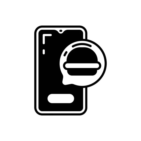 Order Phone Icon Vector Logotype — Stock Vector