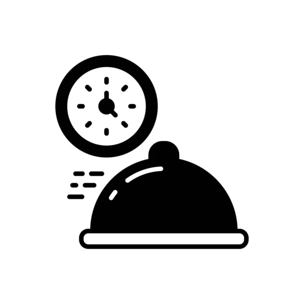 Icône Délai Livraison Vecteur Logotype — Image vectorielle