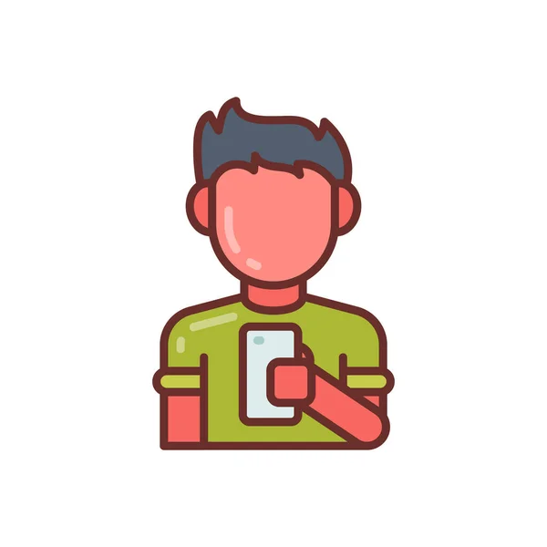 Icône Client Vecteur Logotype — Image vectorielle