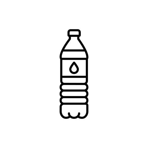 Значок Водяной Бутылки Векторе Логотип — стоковый вектор