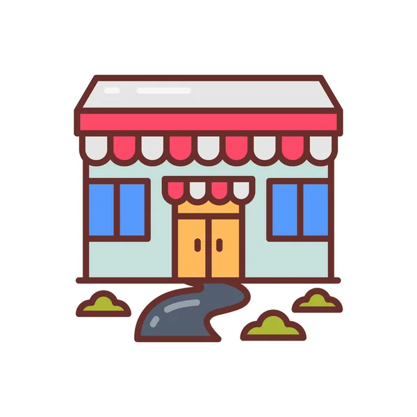 Grocery Store Icon Vector — 스톡 벡터