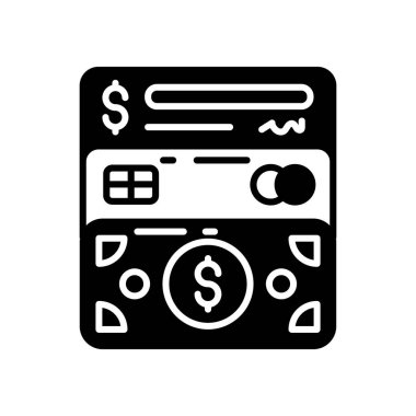 Ödeme Yöntemi simgesi vektör olarak. Logotype