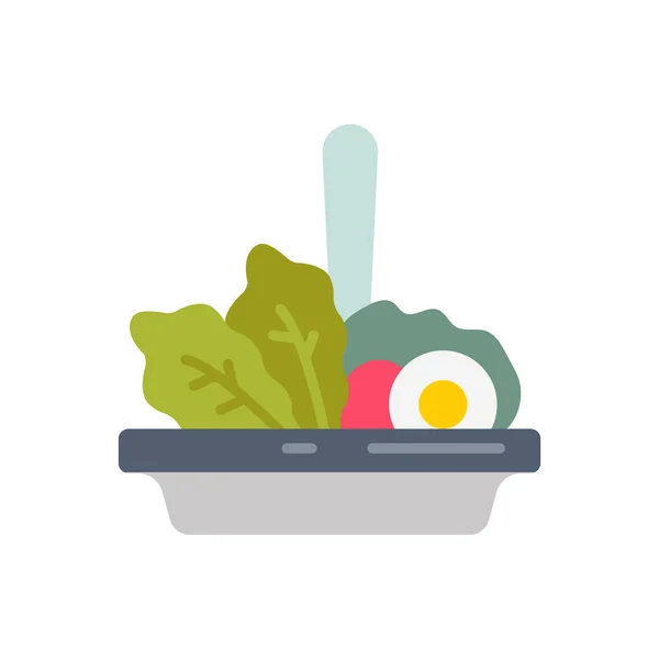 Icône Salade Vecteur Logotype — Image vectorielle