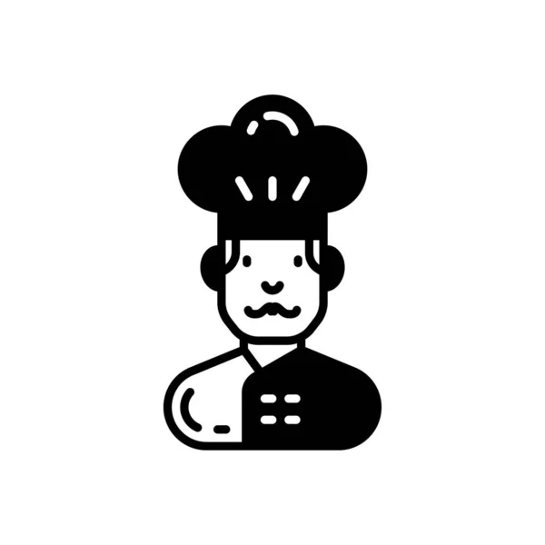 Chef Symbol Vektor Logotyp — Stockvektor