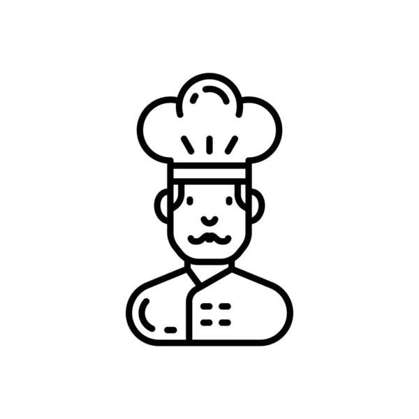 Chef Symbol Vektor Logotyp — Stockvektor