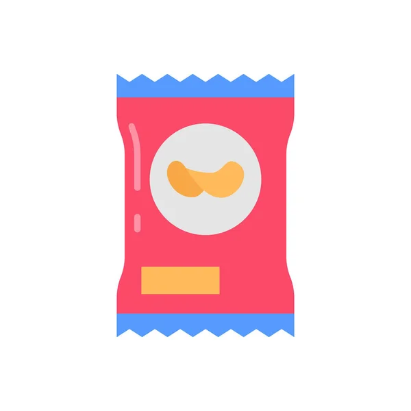 Snacks Symbol Vektor Logotyp — Stockvektor