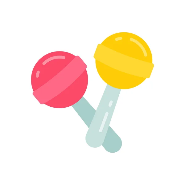 Ícone Candy Vetor Logotipo —  Vetores de Stock