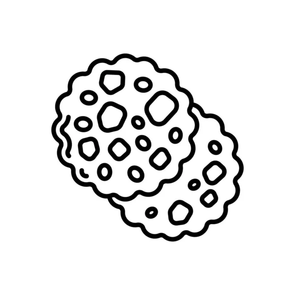 Icône Craquelins Dans Vecteur Logotype — Image vectorielle
