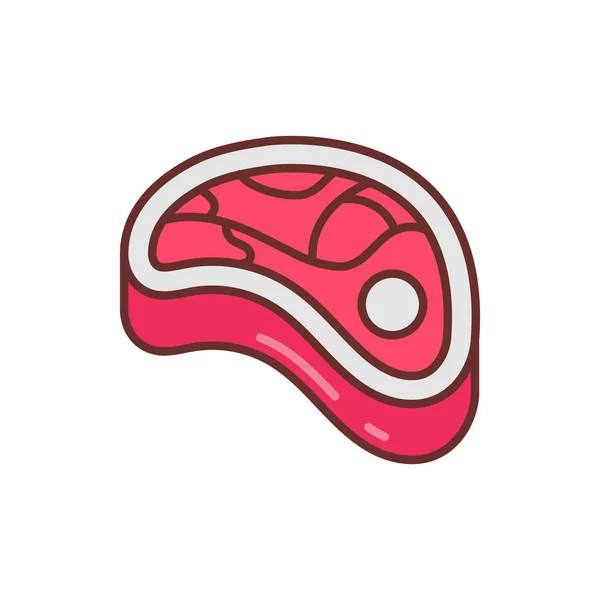Εικονίδιο Βοείου Κρέατος Διάνυσμα Λογότυπο — Διανυσματικό Αρχείο