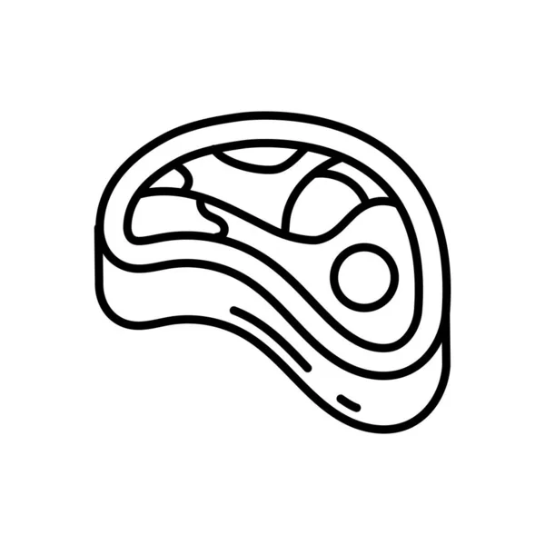 Значок Говядины Векторе Логотип — стоковый вектор