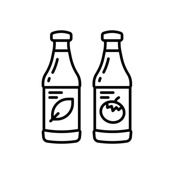 矢量中的酱油图标 标识类型 — 图库矢量图片
