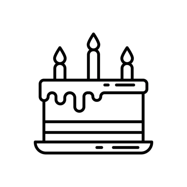Піктограма Cake Векторі Логотип — стоковий вектор