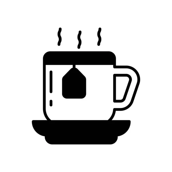 Tea Icon Vector Logotype — Stock Vector