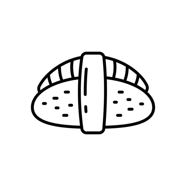 Иконка Суши Векторе Логотип — стоковый вектор