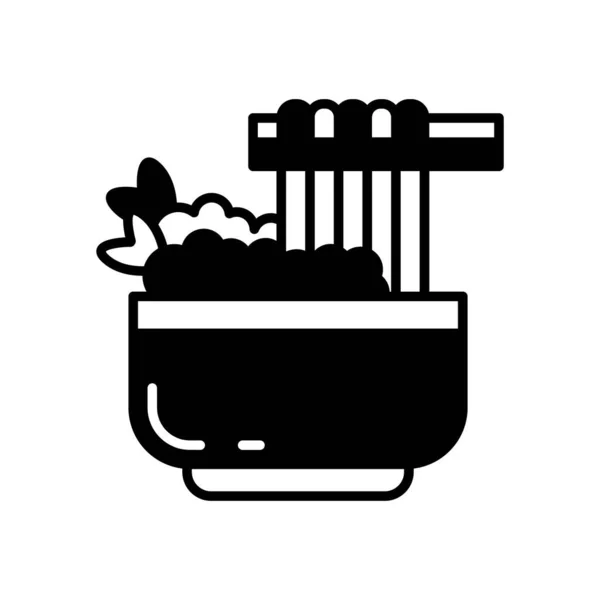 Icône Udon Dans Vecteur Logotype — Image vectorielle