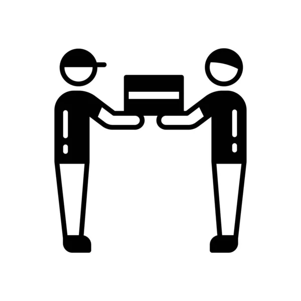 Icône Ramassage Vecteur Logotype — Image vectorielle