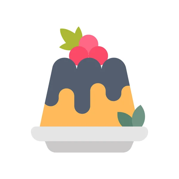 Εικονίδιο Pudding Διάνυσμα Λογότυπο — Διανυσματικό Αρχείο