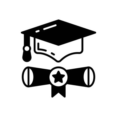 Vektör olarak derece simgesi. Logotype