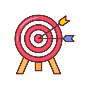 Görev simgesi vektörde. Logotype