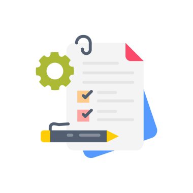 Project Management icon in vector. Logotype