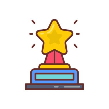 Vektör olarak ödül simgesi. Logotype