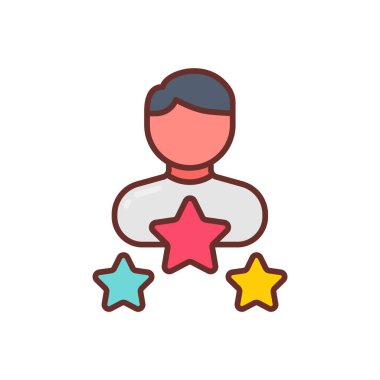 Vektör olarak deneyim simgesi. Logotype