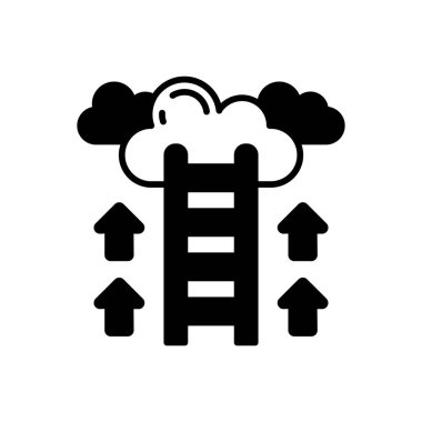 Vektör olarak kariyer geliştirme simgesi. Logotype