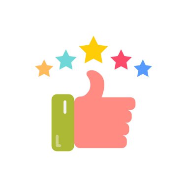 Positive reinforcement icon in vector. Logotype