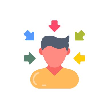 Vektör içinde ikon etkileme. Logotype