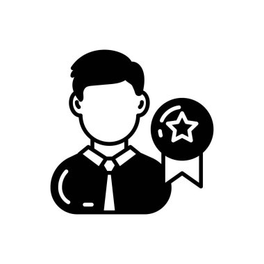 Vektör olarak model simgesi. Logotype