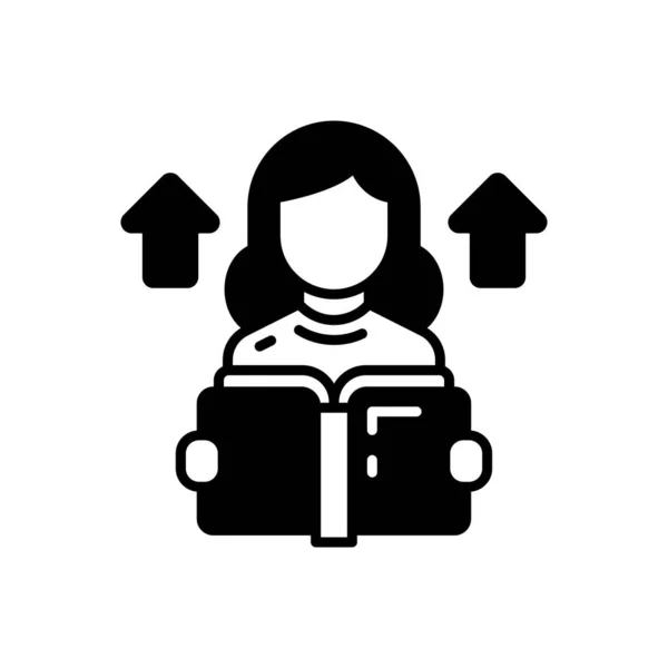 Icono Desarrollo Profesional Vector Logotipo — Archivo Imágenes Vectoriales