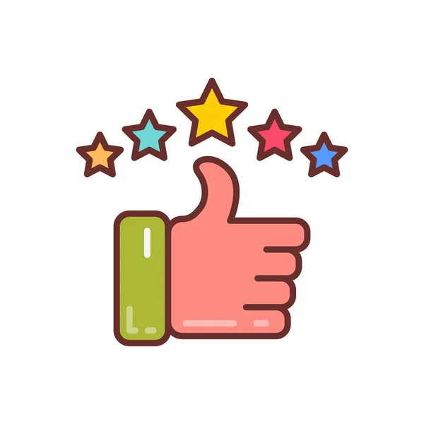 Positive Reinforcement Icon Vector Logotype — 스톡 벡터