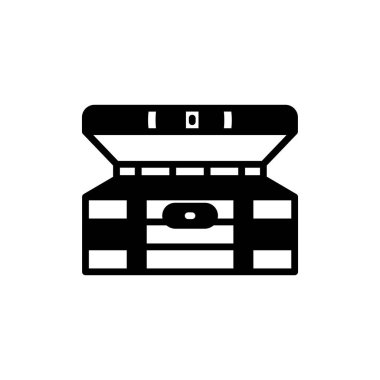 Tahta Göğüs simgesi vektörde. Logotype