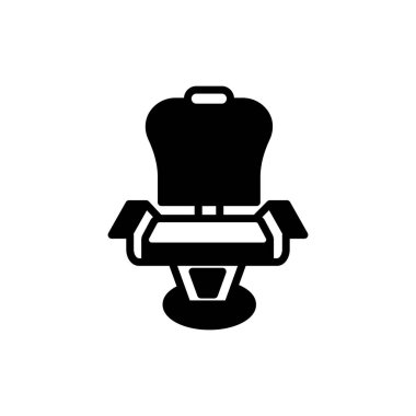 Berber Sandalyesi ikonu. Logotype