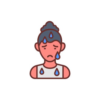 Vektör olarak terleme ikonunu arttır. Logotype