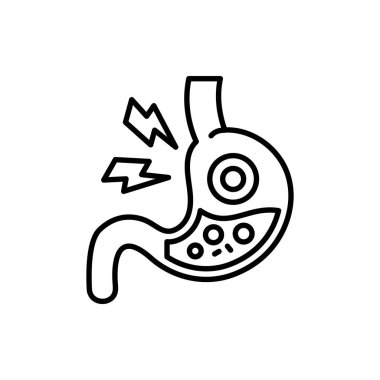 Mide Hastalığı ikonu. Logotype