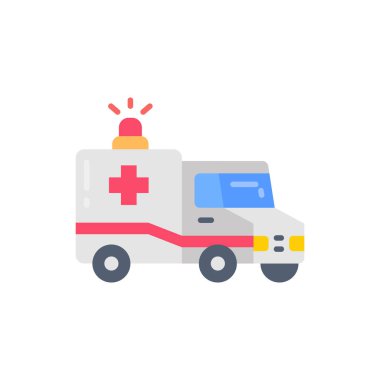 Vektör olarak ambulans simgesi. Logotype