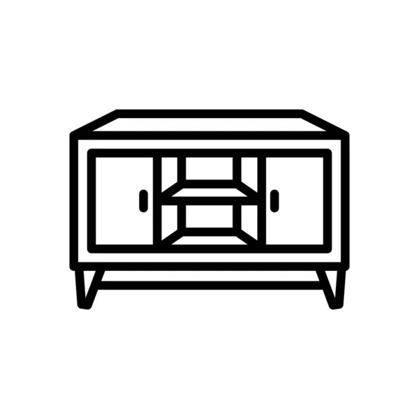 Иконка Деревянной Стойки Векторе Логотип — стоковый вектор