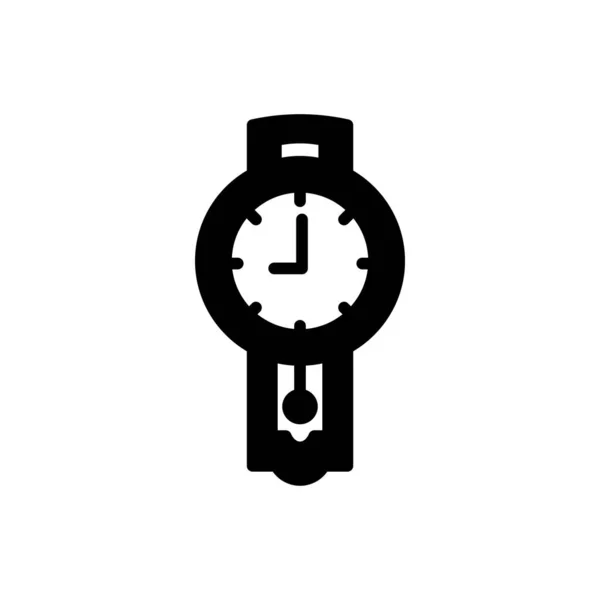 Ikona Wall Clock Vektoru Logotyp — Stockový vektor