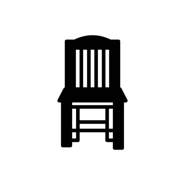 Armloser Stuhl Vektor Logotyp — Stockvektor