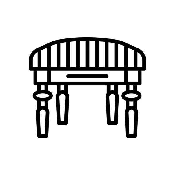 Pouf Ikonen Vektor Logotyp — Stock vektor