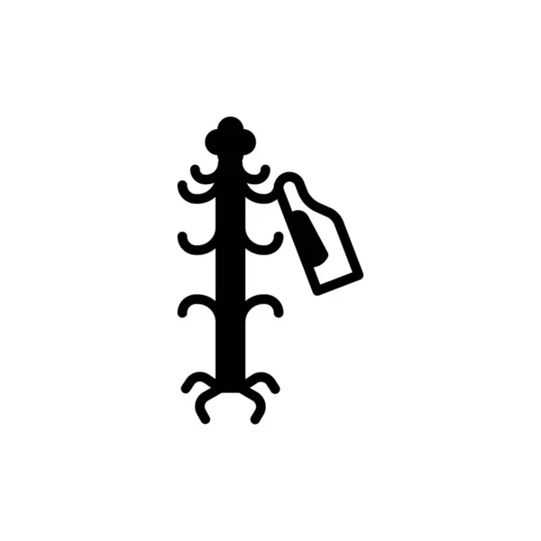 Coat Stand Icon Vector Logotype —  Vetores de Stock