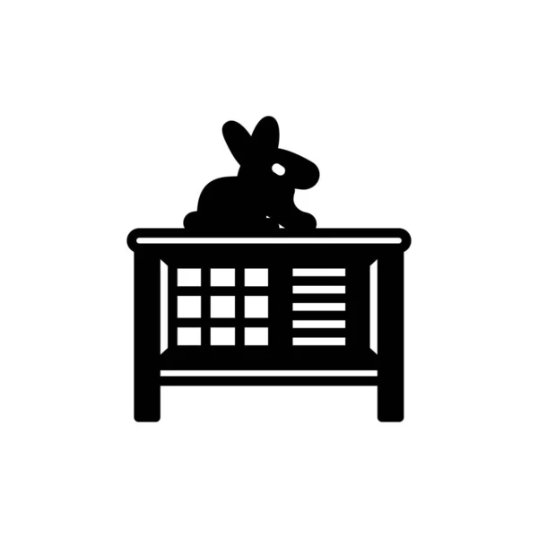 Кролик Хатч Значок Векторі Логотип — стоковий вектор