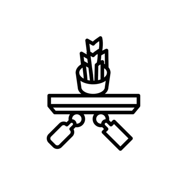 Key Holder Icon Vector Logotype — Stock Vector