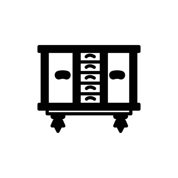 Konsolentischsymbol Vektor Logotyp — Stockvektor