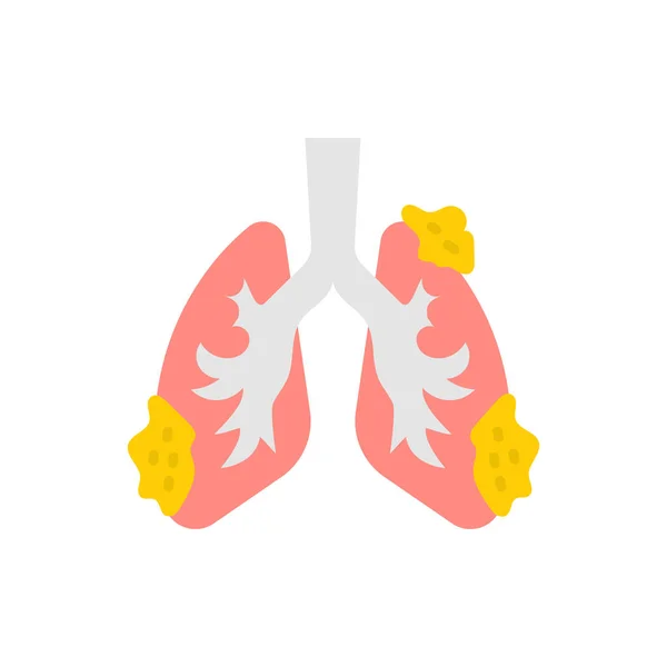 Ícone Falha Respiratória Vetor Logotipo —  Vetores de Stock