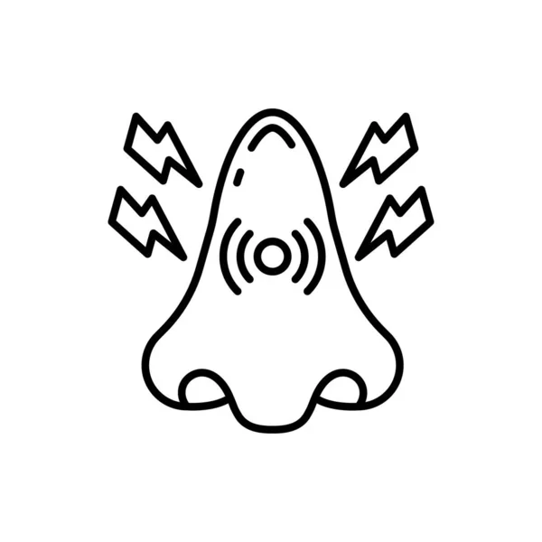 Значок Перегрузки Носа Векторе Логотип — стоковый вектор